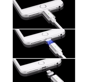 Cablu Magnetic USB, Type-C, 2.1A 1.2m ERZA DC38 