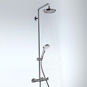 Sistema de  dushansgrohe Croma Select S Showerpipe 180 2jet  cu termostat 