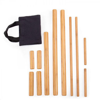 Бамбуковые палочки для массажа (11 штук + чехол) Bodhi (7443) 