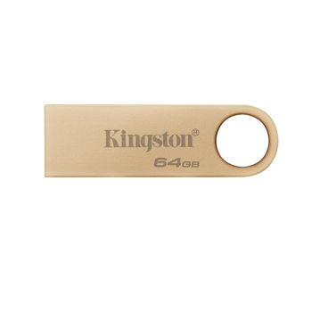64GB Kingston DataTraveler SE9 G3 Gold USB3.0, Metal casing, DTSE9G3/64GB, Compact and lightweight (Read up to 220 MByte/s, Write up to 100 MByte/s) (memorie portabila Flash USB/внешний накопитель флеш память USB)