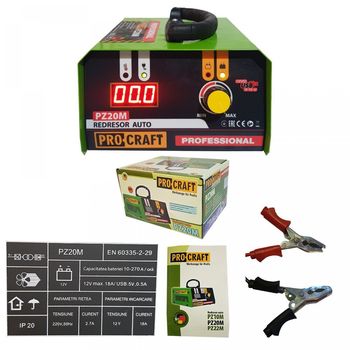 REDRESOR AUTO PROFESIONAL 12 V , PROCRAFT - PZ20M 