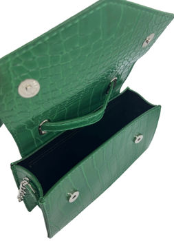 Сумка Croco Mini Green 