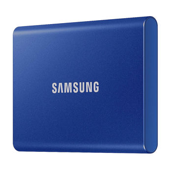SSD extern 2TB Samsung Portable SSD T7 MU-PC2T0H/WW External SSD Blue, Read 1050 MB/s, Write 1000 MB/s, Shock Resistance, USB 3.2 Gen.2 (SSD extern/внешний SSD)