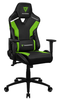 Scaun de gaming ThunderX3 TC3, Black/Green 