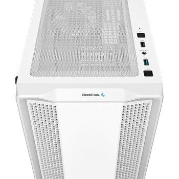 Case mATX Deepcool CC360 ARGB, w/o PSU, 3x120mm ARGB fans, Mesh Front, Tempered Glass, USB3.0, White 