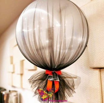 Воздушный шар с фатином 