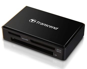 Card Reader Transcend "TS-RDF8" Black, USB3.1 (All-in-1) 