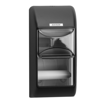 2-Roll Black - Dispenser cu val pentru hîrtie igienică 