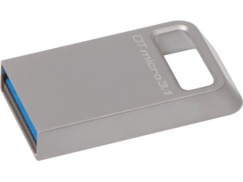 64GB USB Flash Drive Kingston DTMC3/64GB DataTraveler DTMicro 3.1, USB 3.1 + 3.0 (memorie portabila Flash USB/внешний накопитель флеш память USB)