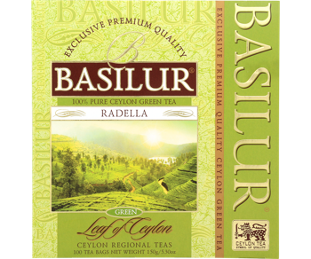 cumpără Ceai verde  Basilur Leaf of Ceylon  RADELLA GREEN  100*1,5g în Chișinău 