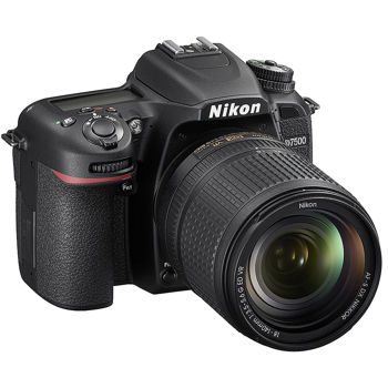 Aparat Foto DSLR Nikon D7500 kit 18-140VR, 20.9MPx DX-Format CMOS Sensor; EXPEED 5; 4K UHD Video Recording at 30 fps; 3.2" 922k-Dot Tilting Touchscreen LCD; Multi-CAM 3500FX II  51-Point AF System w 15 cross-type; Native ISO 51200, Extend to ISO 1640000, VBA510K002