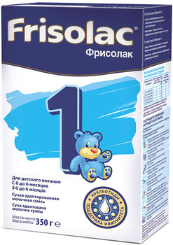 Молочная смесь Frisolac 1 (0-6 мес.), 350г 