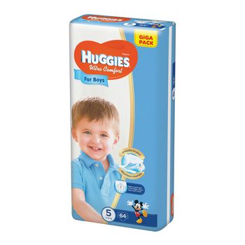 cumpără Huggies (5) Ultra Comfort GigaPack Boy  (12-22kg)  N64 în Chișinău 