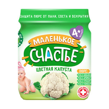 cumpără Malenikoe Sciastie Piure conopida 80g în Chișinău 