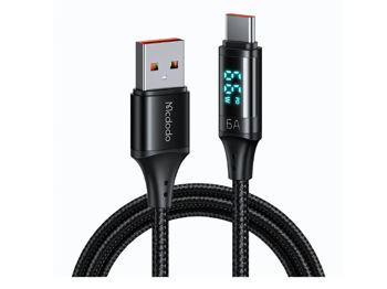 Mcdodo Cable USB to Type-C Digital HD 6A 1.2m, Black 