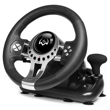 Wheel  SVEN GC-W700, 10", 180 degree, Pedals, Tiptronic, 2-axis, 12 buttons, Vibration feedback, USB 