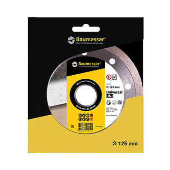 cumpără Disc diamantat Baumesser 1A1R 115x1,4x8x22,23 Baumesser Universal în Chișinău 