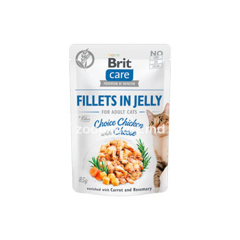 Brit Care Cat Choice Chicken with Cheese in Jelly  85gr 