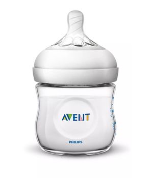 Biberon cu debit lent Avent Natural SCF039/17, 60 ml 