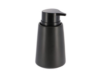 Dozator pentru săpun Tendance Solid Color 420ml, negru, din ceramică 