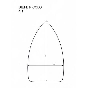 Профессиональная защитная подошва для утюга Bieffe 1,5 кг 