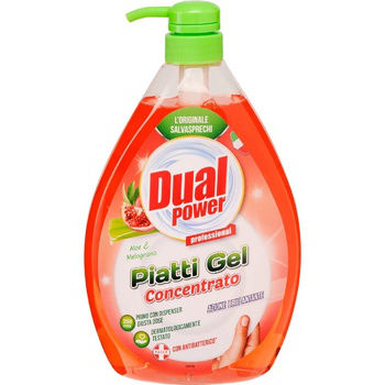 Средство для мытья посуды Dual Power Aloe 1л 