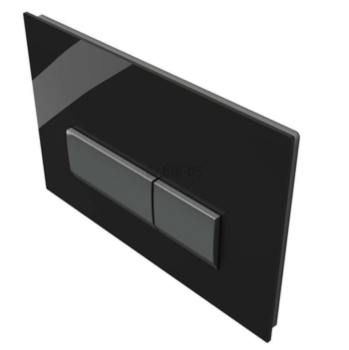 Кнопка для инсталляция подвесного WC Bocchi Vivente Control Panel Black Glass 