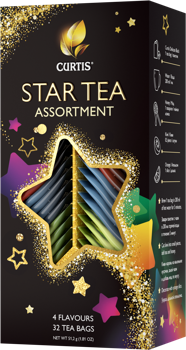 CURTIS "Tea Party Star Assortment" 32 pac 