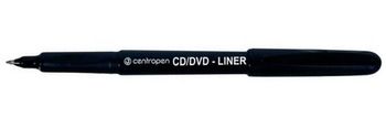 Маркер  Centropen CD/DVD Liner ergoline 0.6 мм Чёрный 