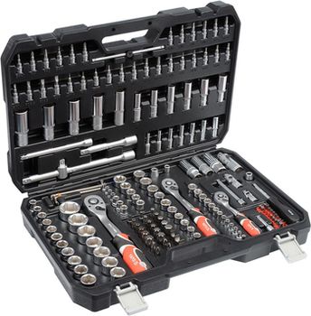 KIT DE UNELTE PROFESIONALE YATO 1/2",1/4", 3/8", 173 elemente 