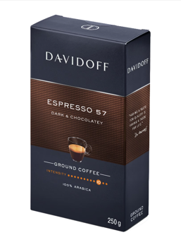 купить Davidoff Cafe Espresso 57,  молотый кофе 250 г в Кишинёве 