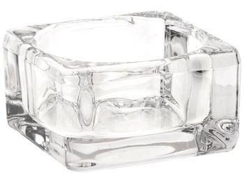 Подсвечник стеклянный низкий 5.8X5.8cm Crystal 