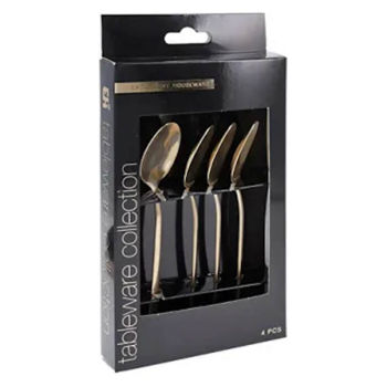 Tacămuri Excellent Houseware 53990 Set lingurite pentru ceai 4 buc, inox(430)