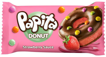 Donut Papita cu capsuna 40g 