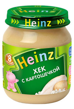 Пюре Heinz Пюре хек с картошечкой (8+ мес.), 120 г 