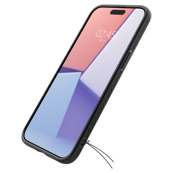 Spigen iPhone 15 Pro Max, Liquid Air, Matte Black 