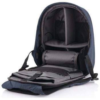 Backpack Bobby Hero Regular, anti-theft, P705.295 for Laptop 15.6" & City Bags, Navy 
