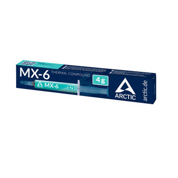 Термопаста Arctic MX-6 ULTIMATE Performance Thermal Paste 4g, Continuous Use Temperature -50-150C, Viscosity 45000 poise, Density 2.6 g/cm3, ACTCP00080A