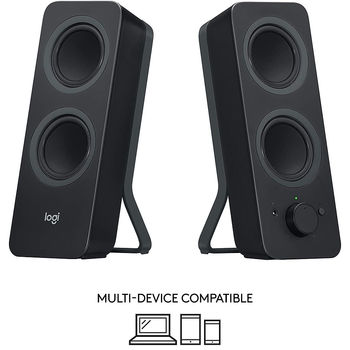Logitech Z207 Black Bluetooth Stereo Speakers 2.0 ( RMS 5W, 2x2.5W satel.), 980-0001295 (boxe sistem acustic)