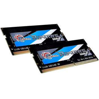 Memorie operativa 16GB SODIMM DDR4 Dual-Channel Kit G.SKILL Ripjaws F4-3200C22D-16GRS 16GB (2x8GB) DDR4 PC4-25600 3200MHz CL22, 1.2V, Retail (memorie/память)