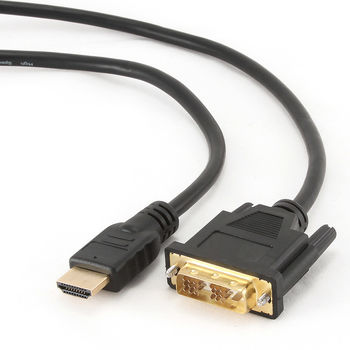 Gembird CC-HDMI-DVI-6 HDMI to DVI, 1.8m, 18+1pin single-link male-male, gold-plated connectors, blister