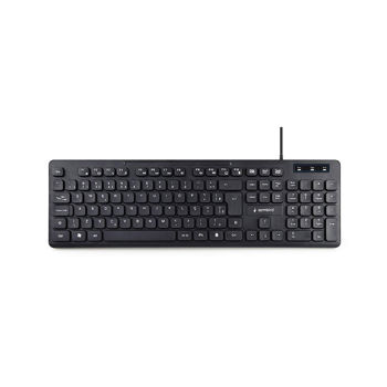 Tastatura Gembird KB-MCH-04-RU Slimline keyboard with "chocolate" type keys, 104 pcs, USB