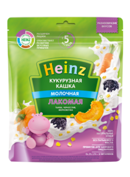 купить Каша Heinz Лакомая кукурузная тыква-чернослив-морковь 170г с 5месяцев в Кишинёве 