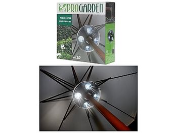 Огни для зонта на солнечной батарее D20cm ProGarden 