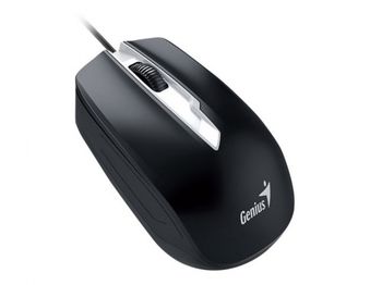 купить Mouse Genius DX-180, Optical, 800-1600 dpi, 3 buttons, Ambidextrous, Black, USB в Кишинёве 