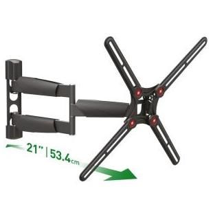 Wall Mount Barkan ''BM320'' Black 13"-65" Swivel, max.40kg, VESA mm: up to 400x400mm 