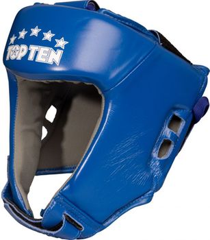 Защитный кожаный шлем для головы "AIBA" - TOP TEN 