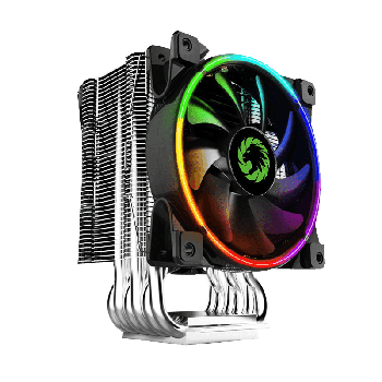 AC Gamemax "Gamma 500-Rainbow" (26.3dBA, 1000-1800RPM, 51.18CFM, 120mm, RGB, 5x6mm, 187W, 600g.) 