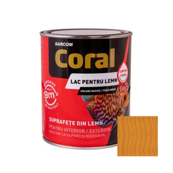 CORAL Lac pentru Lemn pe Baza de Apa 0,75 L, Light Tec 