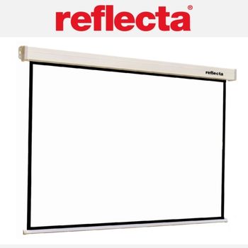 Manual Screen 4:3 Reflecta CrystalLine Rollo, 220x174cm/216x162cm view area, BB, 1.0 gain 